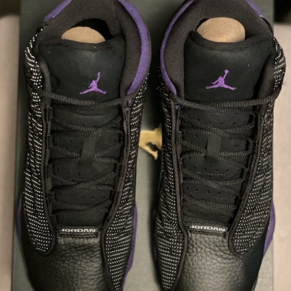 ‼❌SOLD❌Jordan 13 Retro Court Purple (GS) - Picture 7 of 9